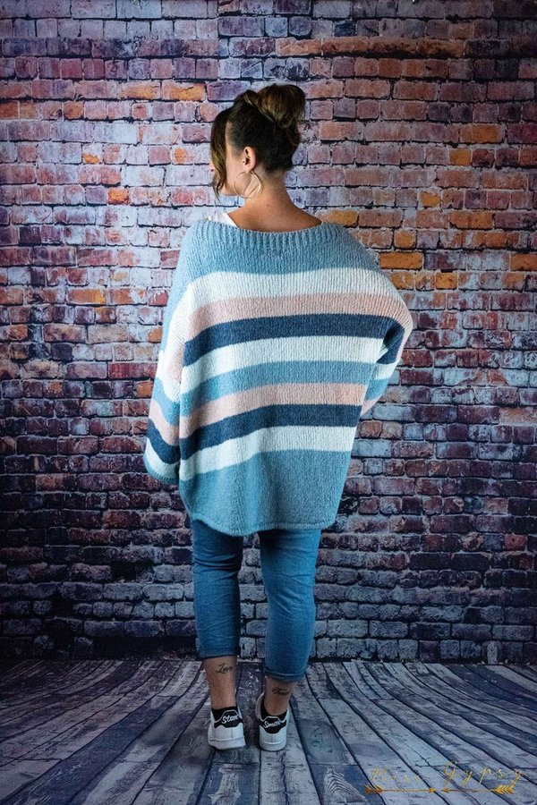 Damen Oversize Sweater Lines